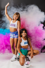 Load image into Gallery viewer, Girls Custom Name Rhinestone Sports Bra