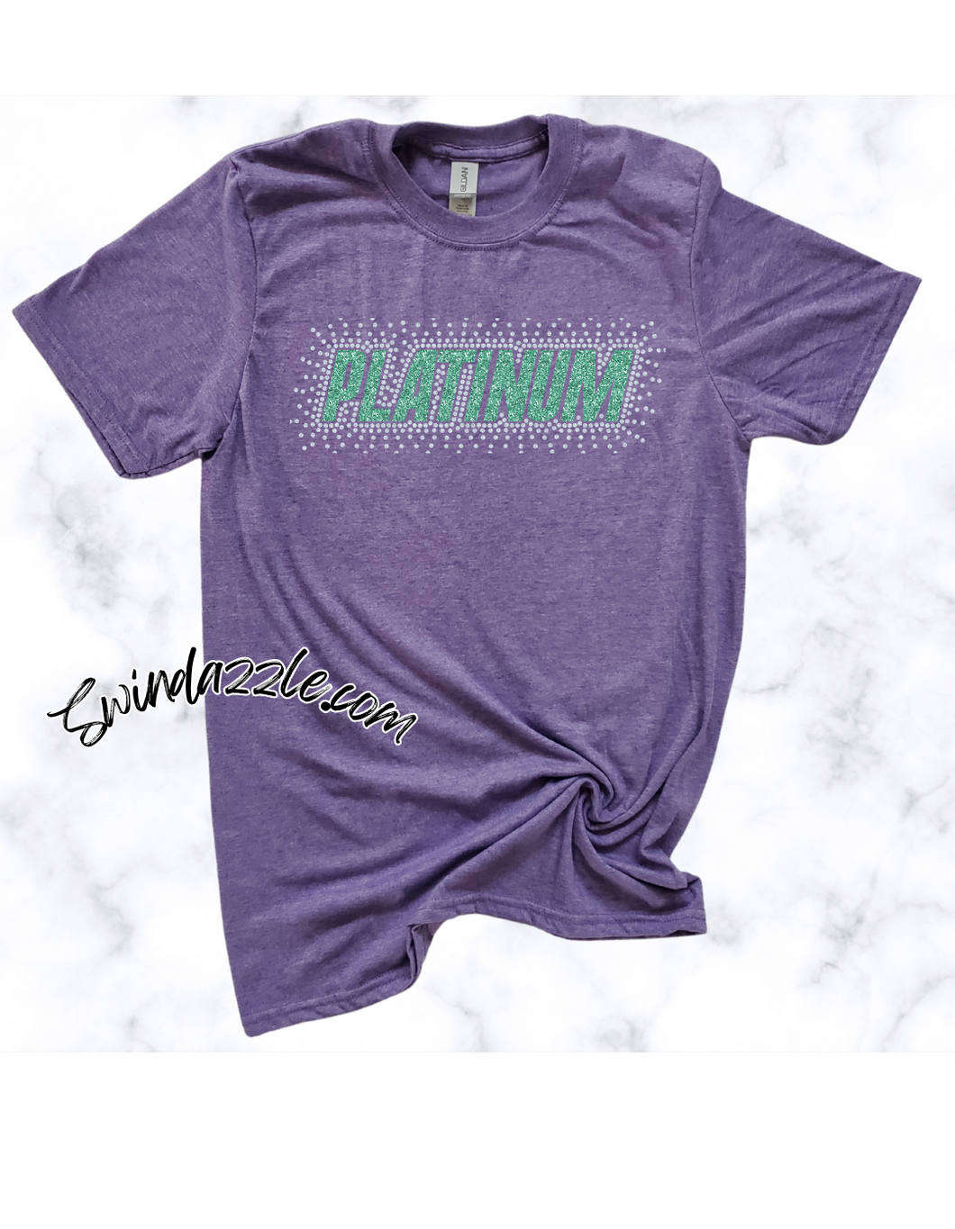 Platinum Rhinestone Logo Unisex Tee