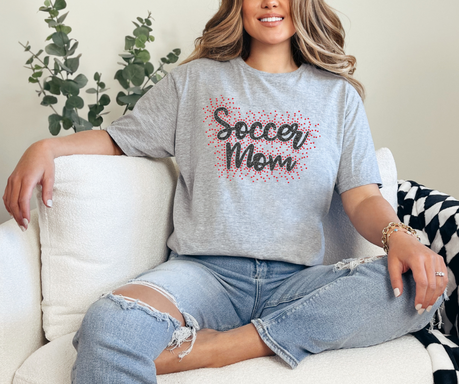 Soccer Mom Rhinestone Shirt