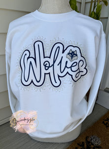 Wolves white Crew