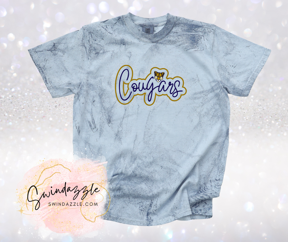 Cougars Ocean Color Blast Tee