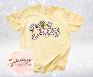 Brickies Citrine Color Blast Tee