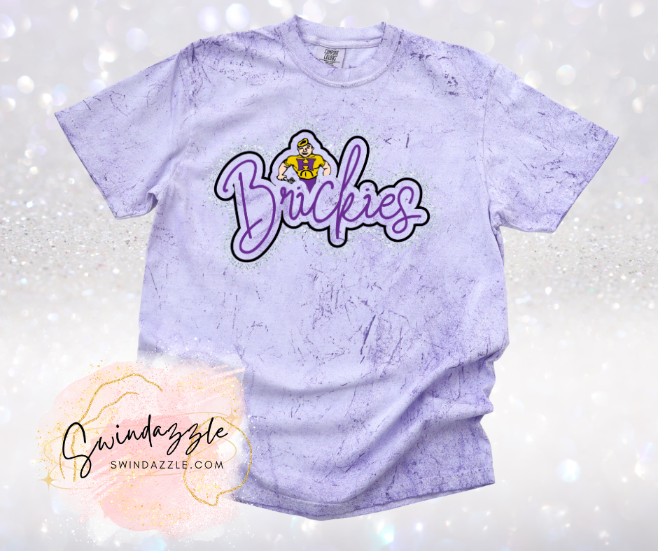 Brickies Amethyst Color Blast Tee