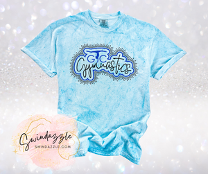 GTC gymnastics fiji color blast tee