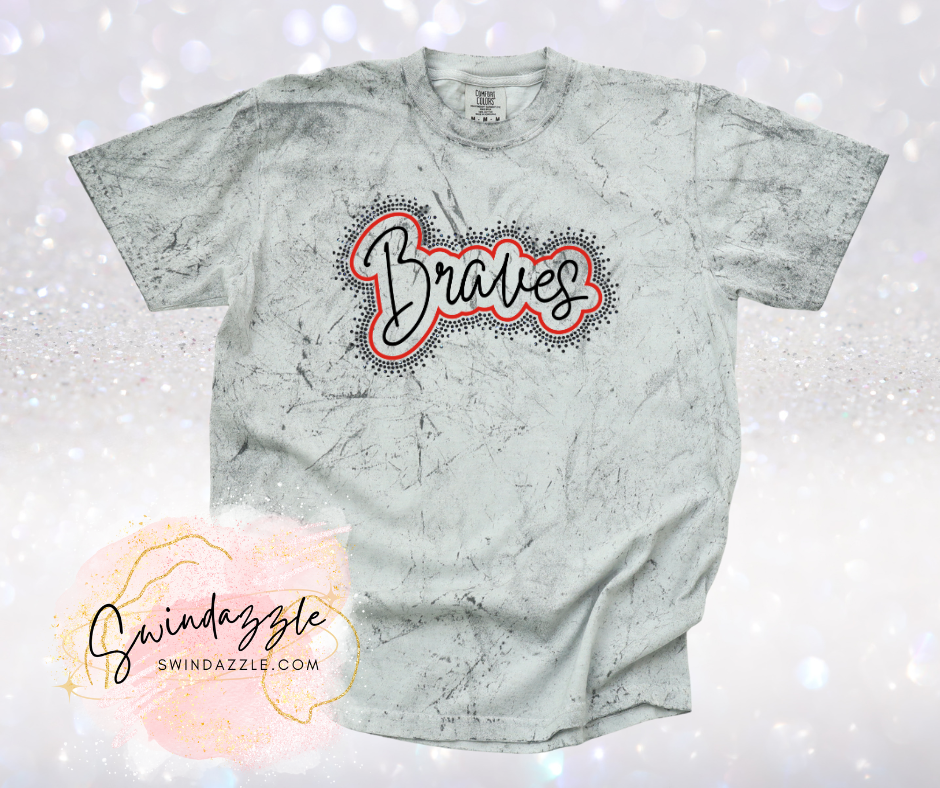 Braves Smoke Color Blast Tee