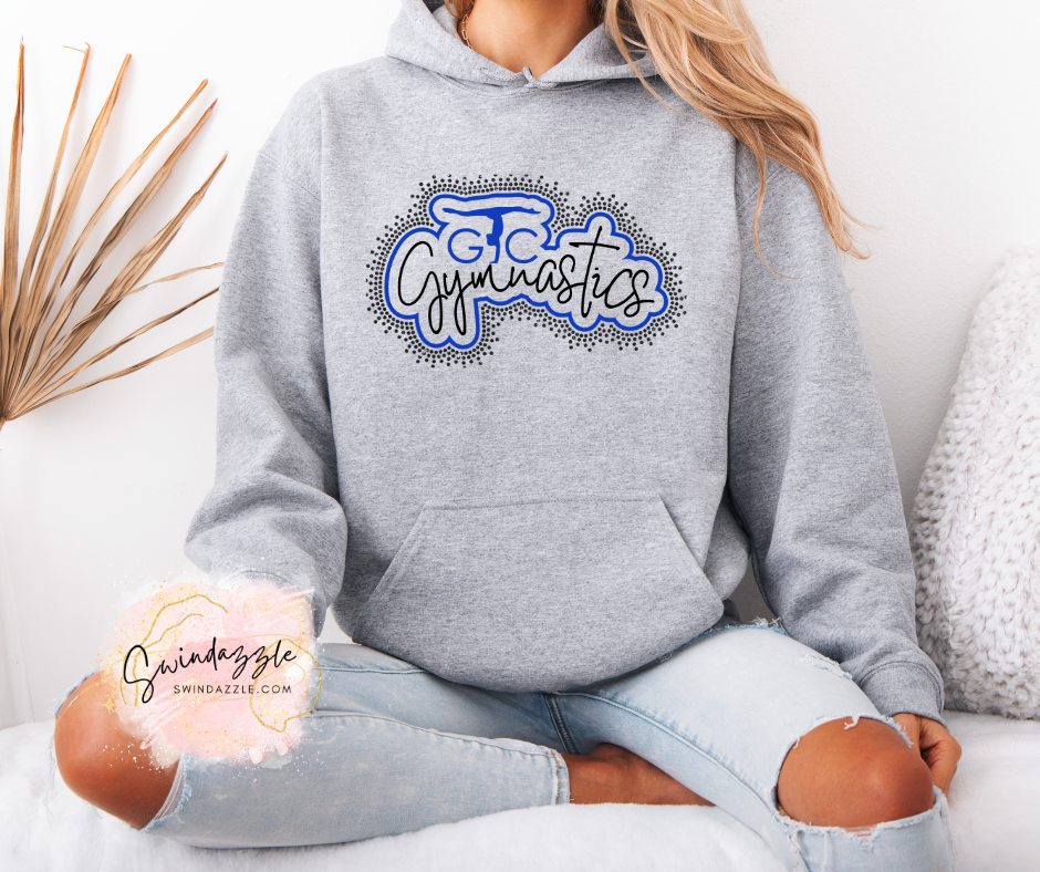 GTC gymnastics rhinestone hoodie