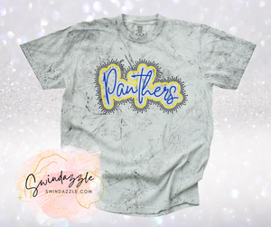 Panthers Smoke Color Blast Tee