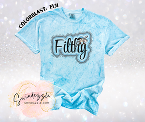 Filthy Baseball fiji color blast tee