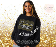Load image into Gallery viewer, Famous Athletics Rhinestone Lines - Crew
