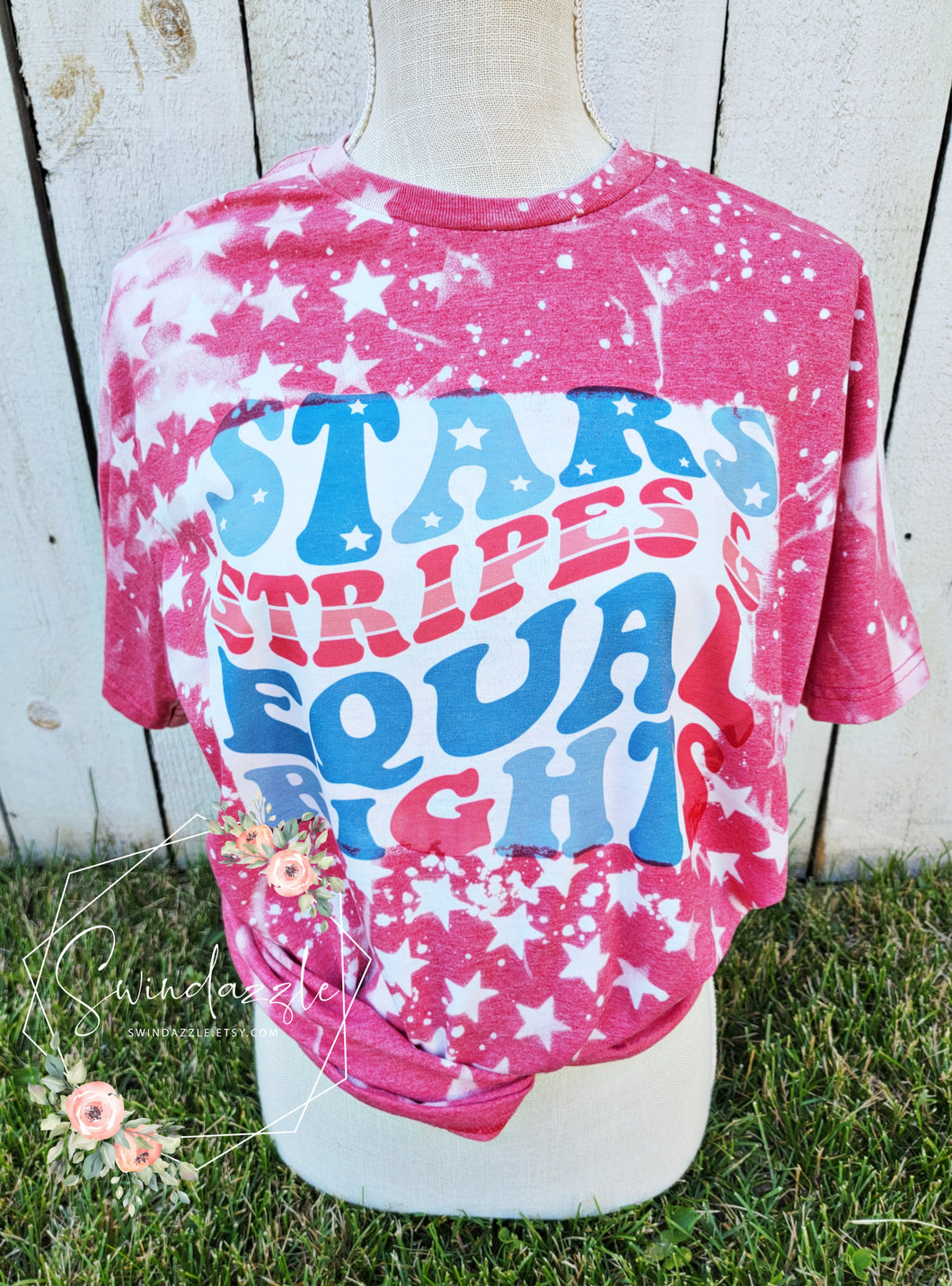 Stars Stripes and Equal rights - 4th of July - patriotic