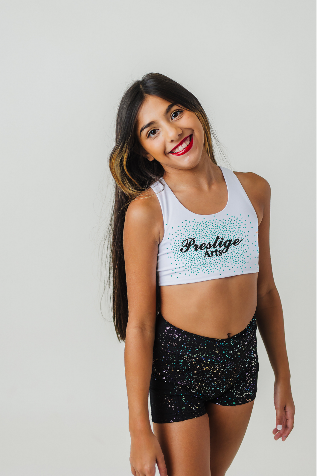 Prestige Arts White Sports Bra