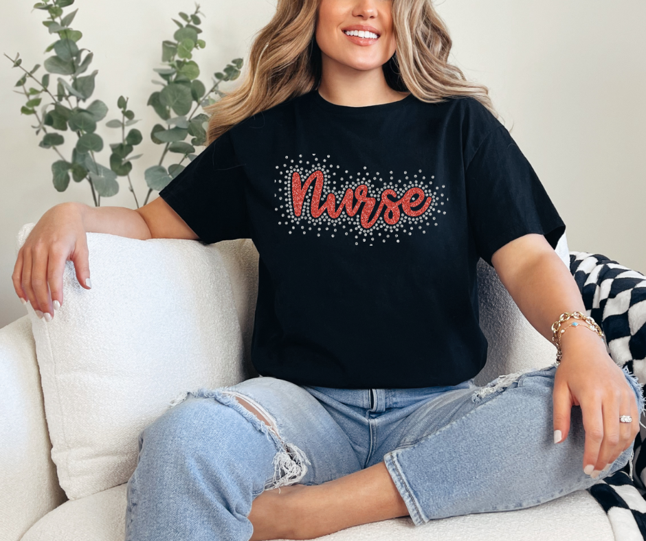 Nurse Rhinestone Shirt