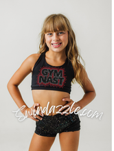 Load image into Gallery viewer, Horror Rhinestone Sports Bra
